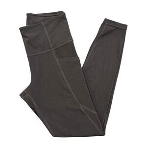 Athleta Leggings High Rise Side Pockets, Black, Women's Size Small